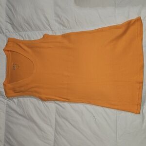 24/7 Maurices Orange Ribbed Tank Top. Nwots Sz Small